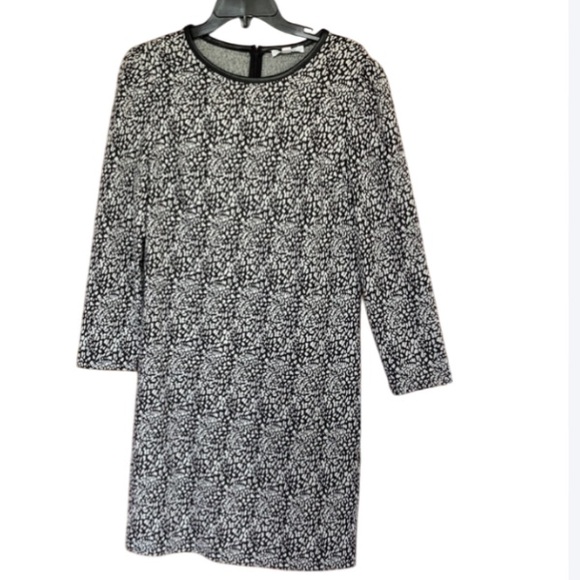 Nine West Dresses & Skirts - Nine West dress faux leather neckline abstract animal print like 12